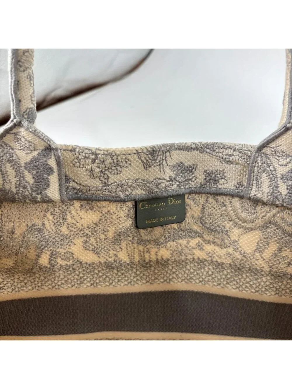 Dior Book Tote White